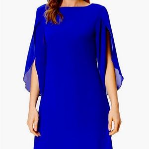Plus size royal blue dress